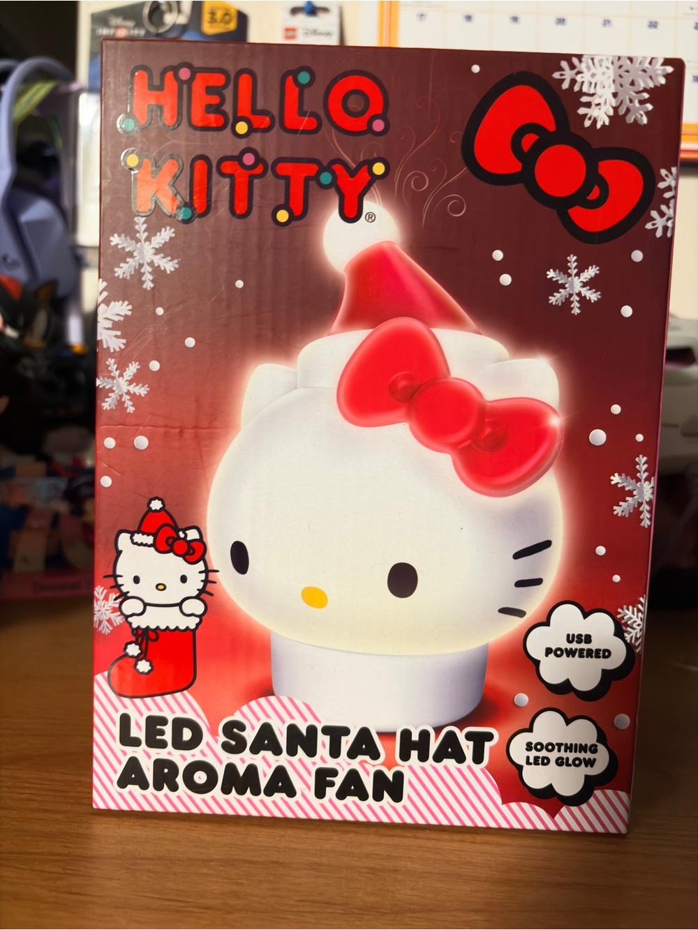 Hello Kitty LED Santa Hat Aroma Fan